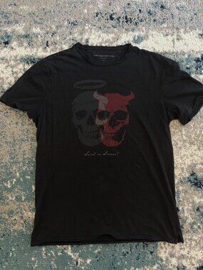 John Varvatos - Saint or Sinner? Men's Vintage T-Shirt Size Small